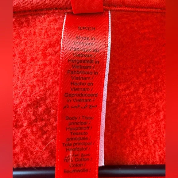 Skims cotton fleece classic zip up hoodie - s - Picture 5 of 5